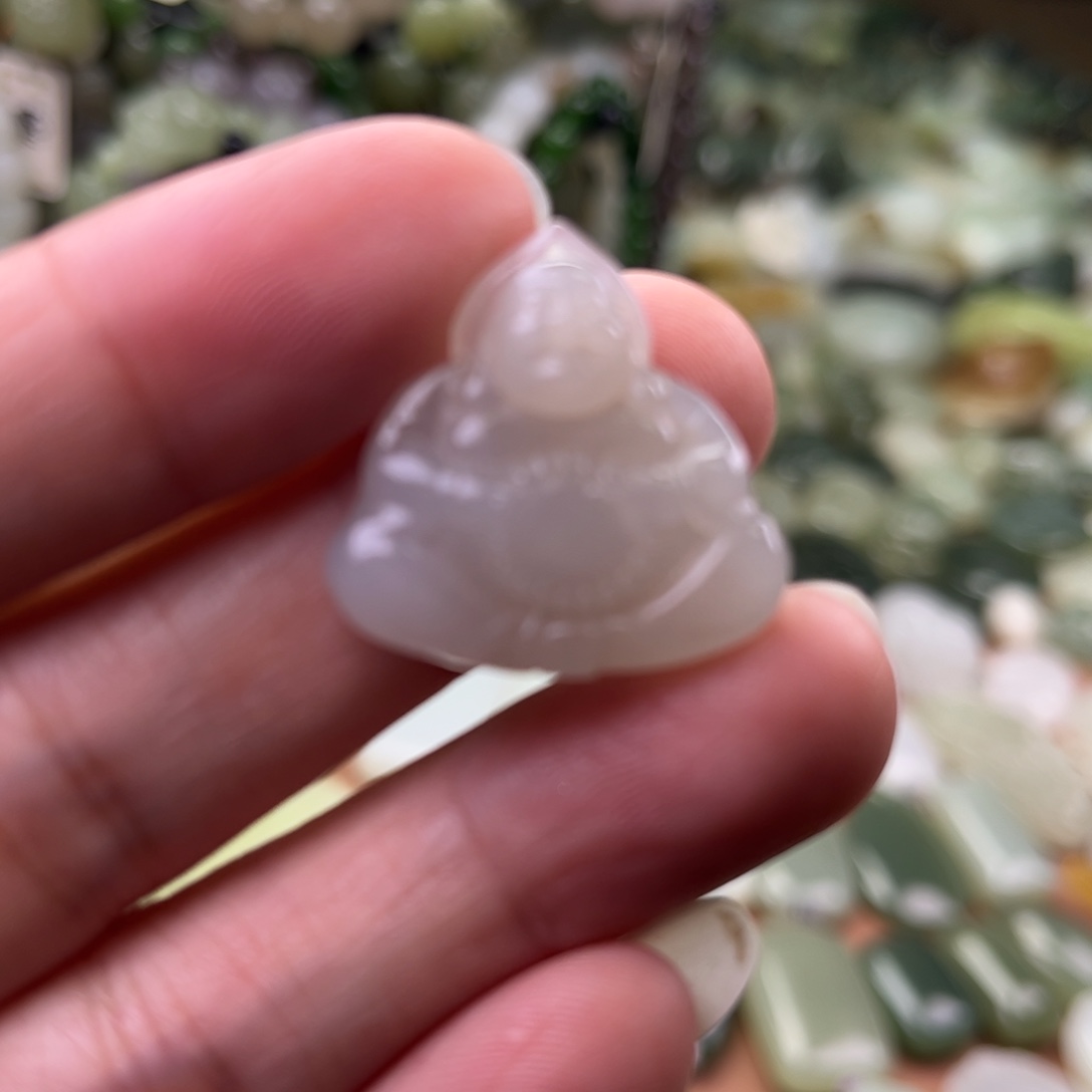 和田玉未镶嵌吊坠(不含链)