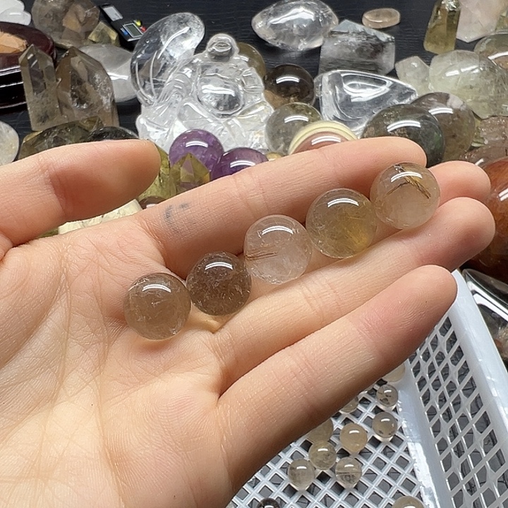 未镶嵌水晶珠宝半成品82水晶