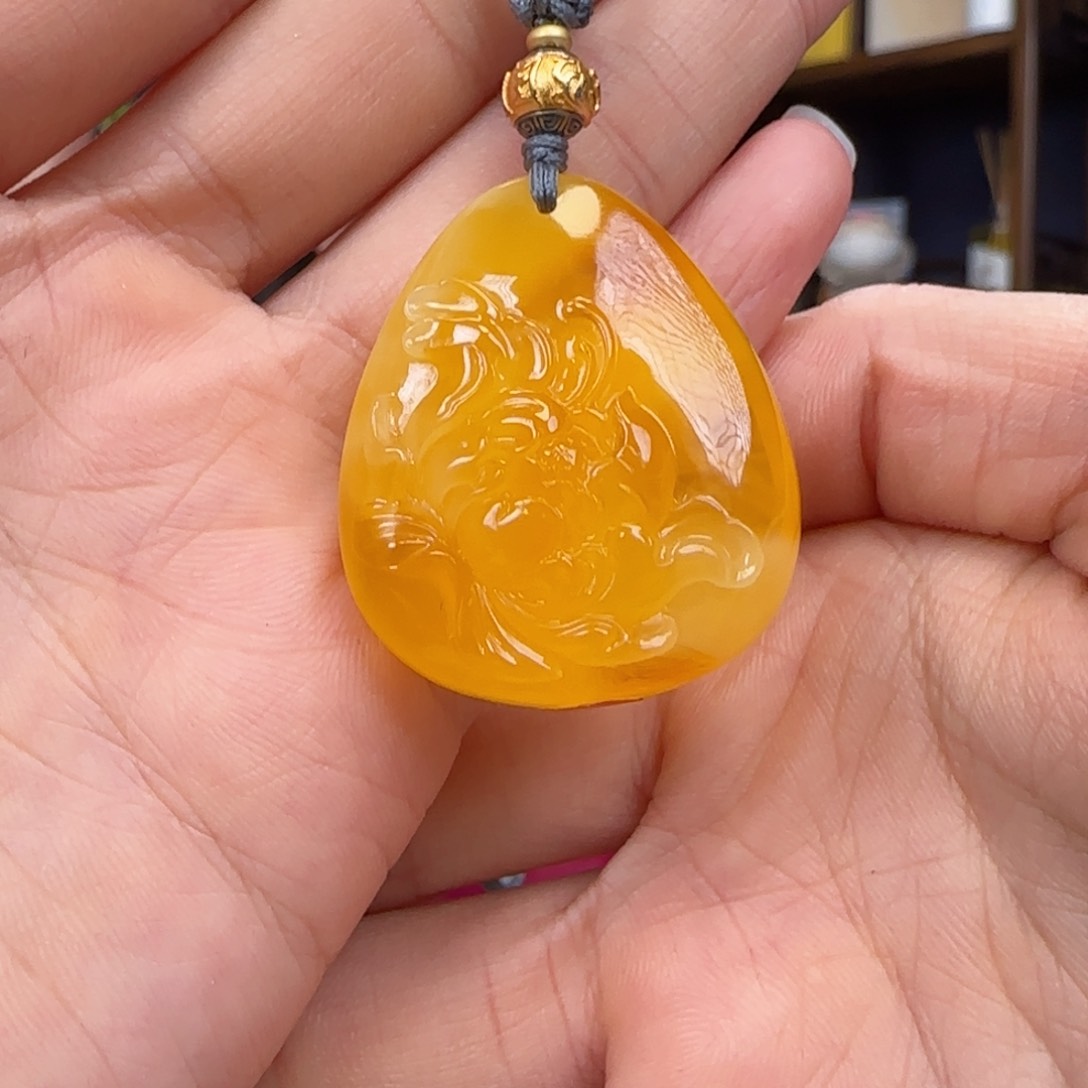 蜜蜡颈饰未镶嵌111111111