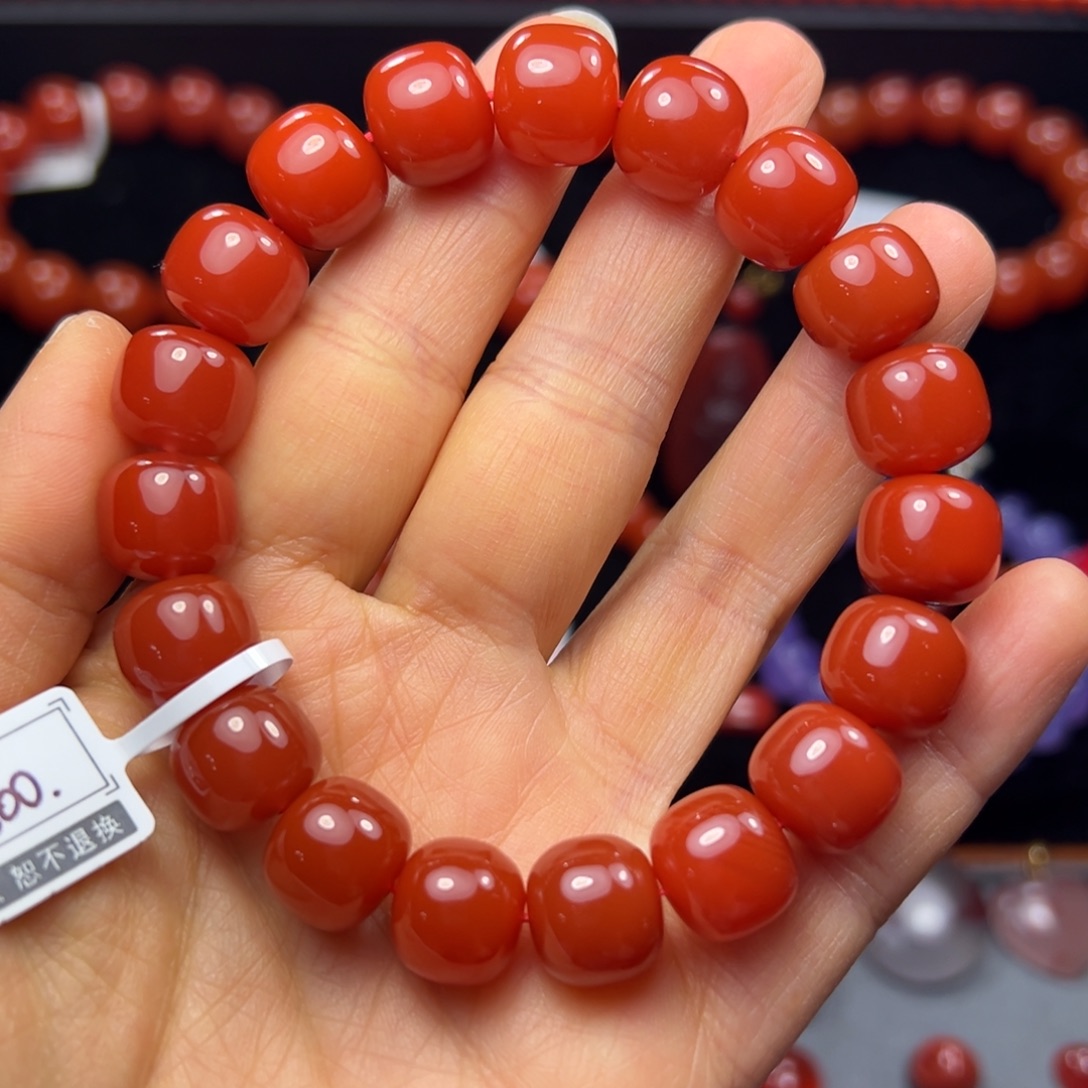 南红玛瑙未镶嵌手串