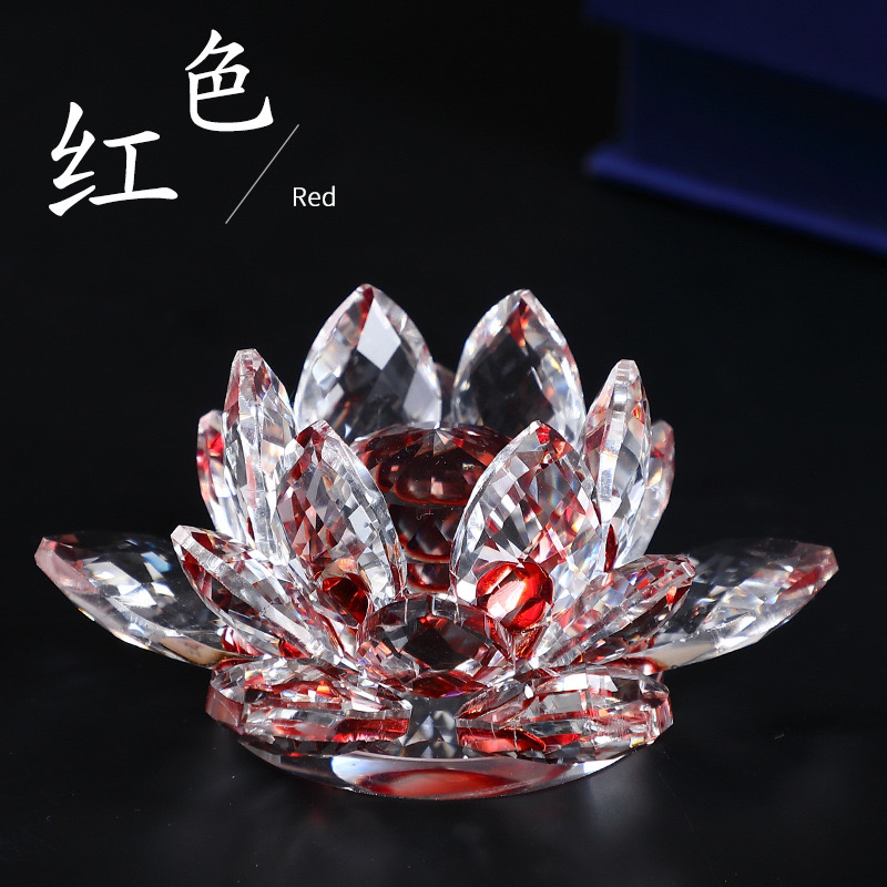 创意装饰中式家居用品水晶莲花