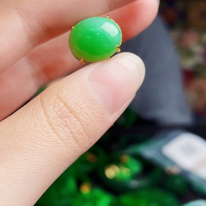 翡翠银S925镶嵌颈饰