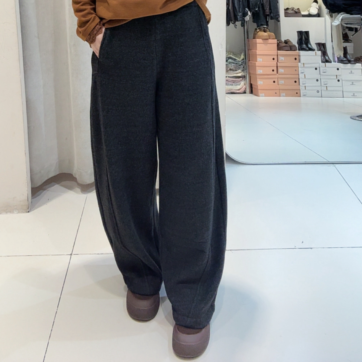 半边天家秋冬加厚弹力弯刀直筒库1617款