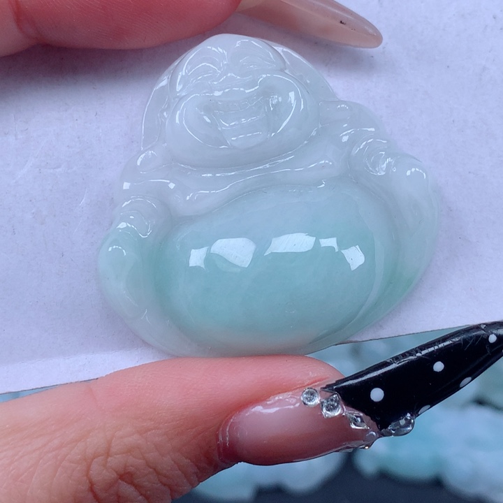 颈饰未镶嵌翡翠佛公