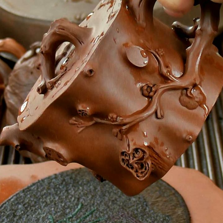 茶壶紫砂全手工制作的话，全手工