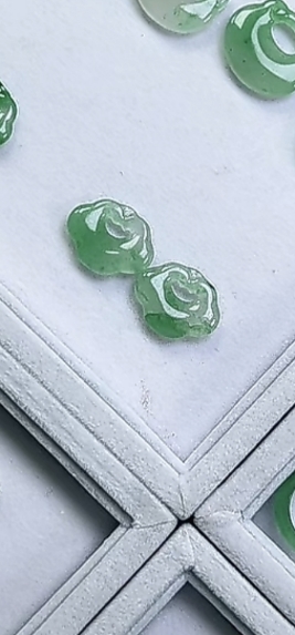 天然非洲翠如意锁