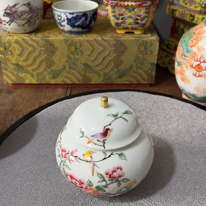 瓷瓶粉彩瓷器精品陶瓷