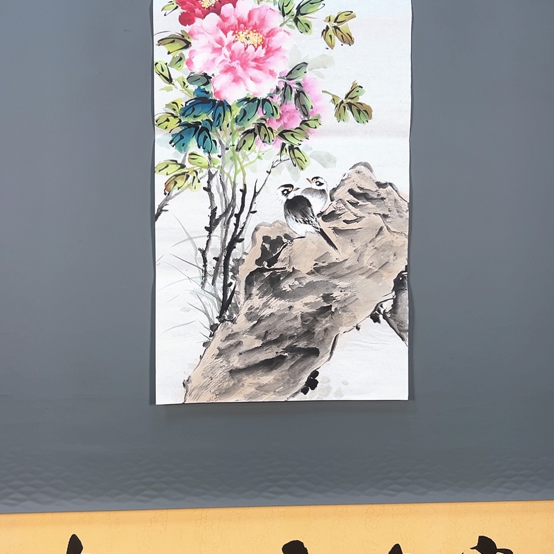 国画502 花鸟和蝴蝶都是我喜欢