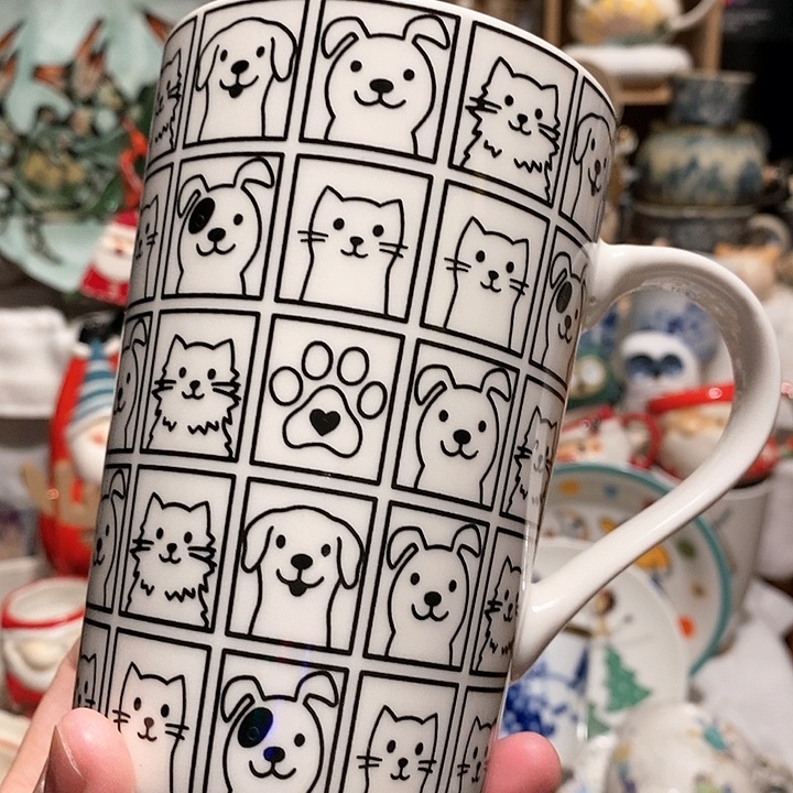 搪瓷猫咪马克杯…………