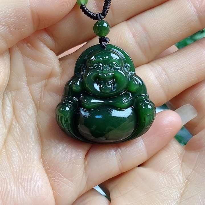 和田玉（碧玉）未镶嵌吊坠(不含链)34