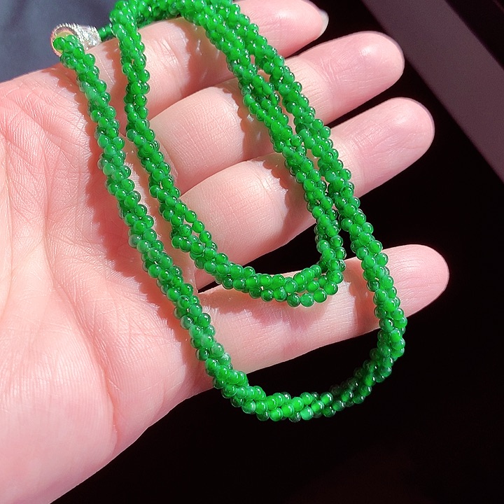 翡翠手链未镶嵌天然翡翠手链未镶嵌