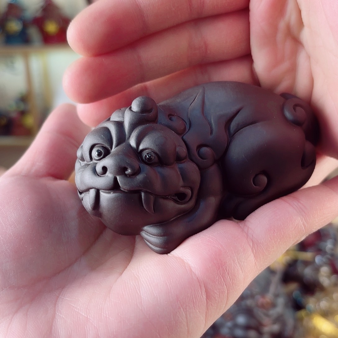 紫砂茶宠紫陶树脂茶宠摆件