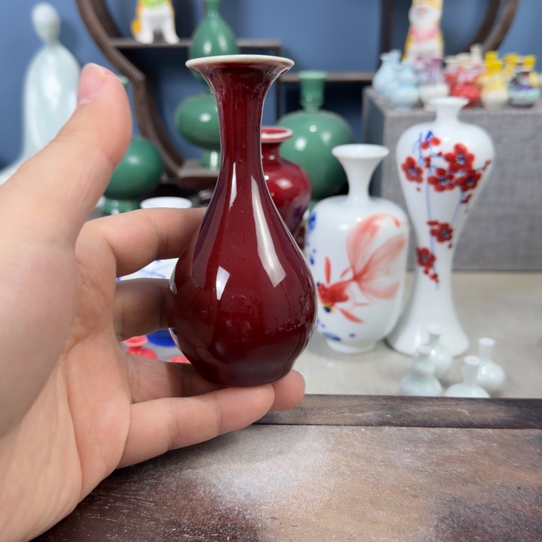 陶瓷手工小花器摆件