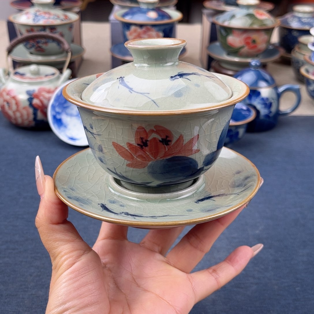 杯景德镇手绘手工茶具