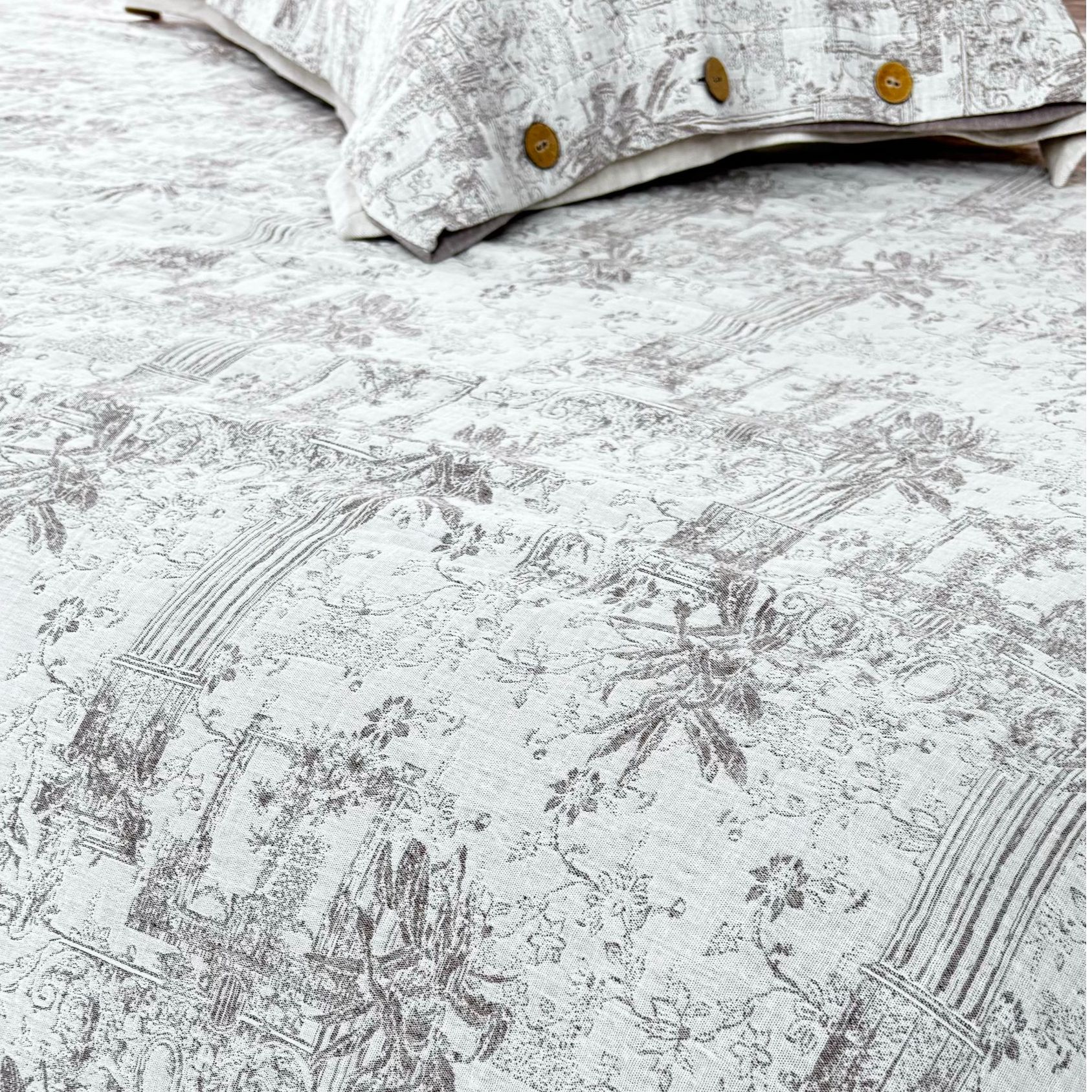 新款【麻生活】原单棉麻-单夏被-棉麻三层纱