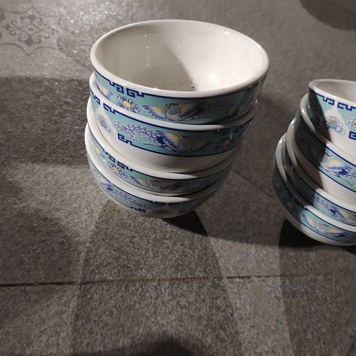 摆件陶瓷盘子碗啥都有口径11.5公分