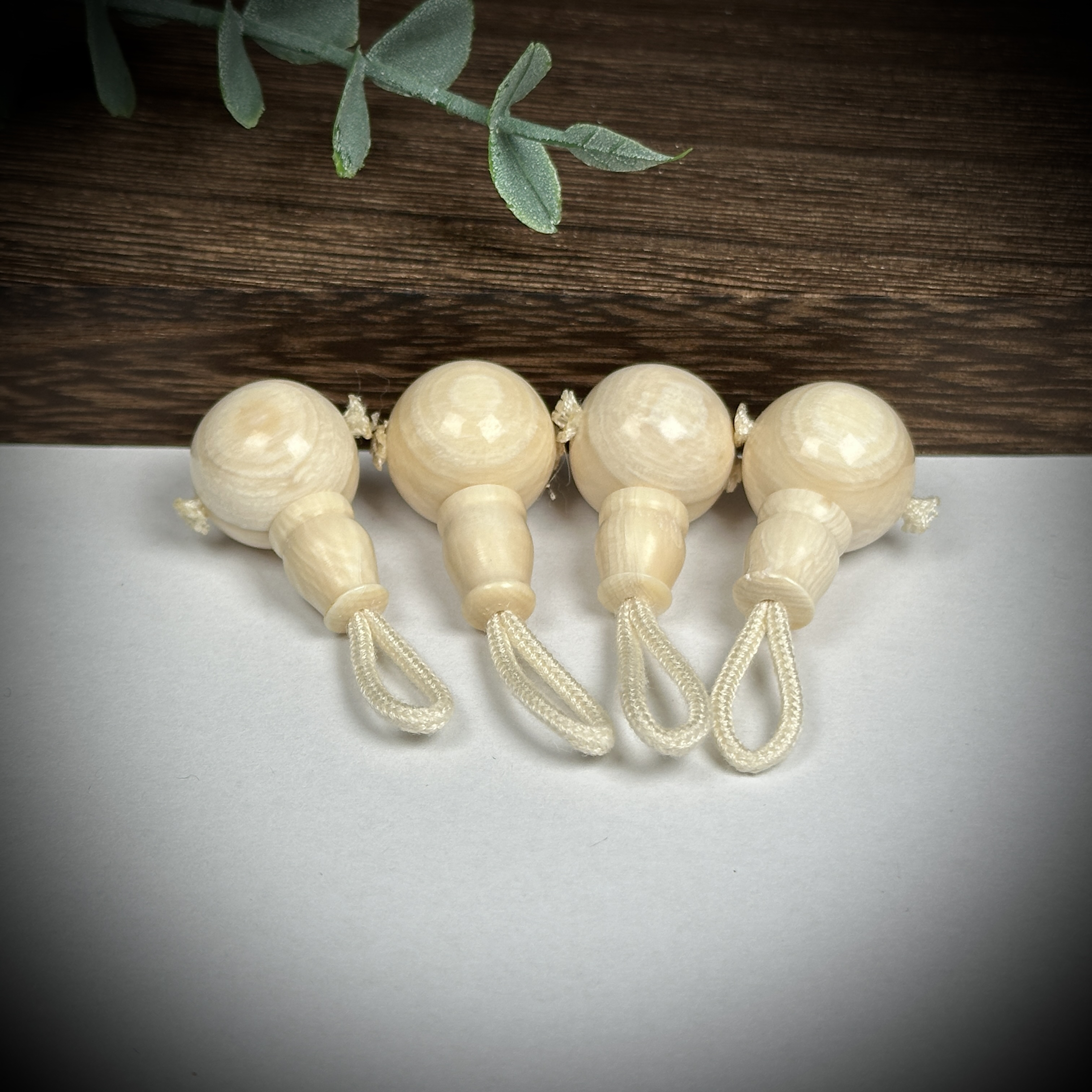 A369天然猛犸芝士皮圆珠三通 15+mm随机一个支持鉴定假一罚十