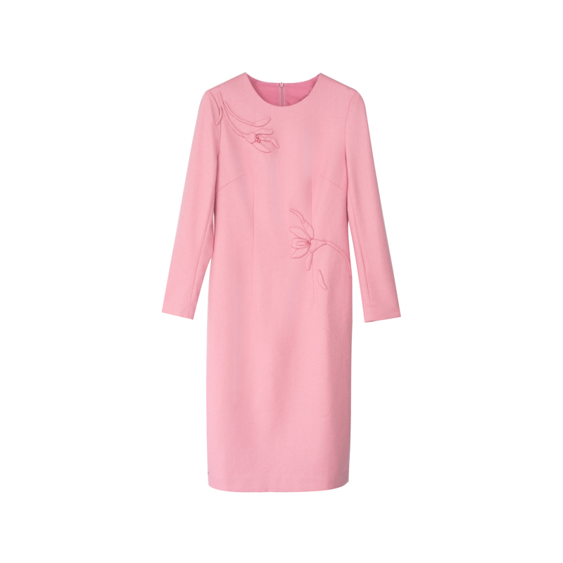 【黎黎姐专属价】她翼春季连衣裙女气质优雅连衣裙简约AT4242354159