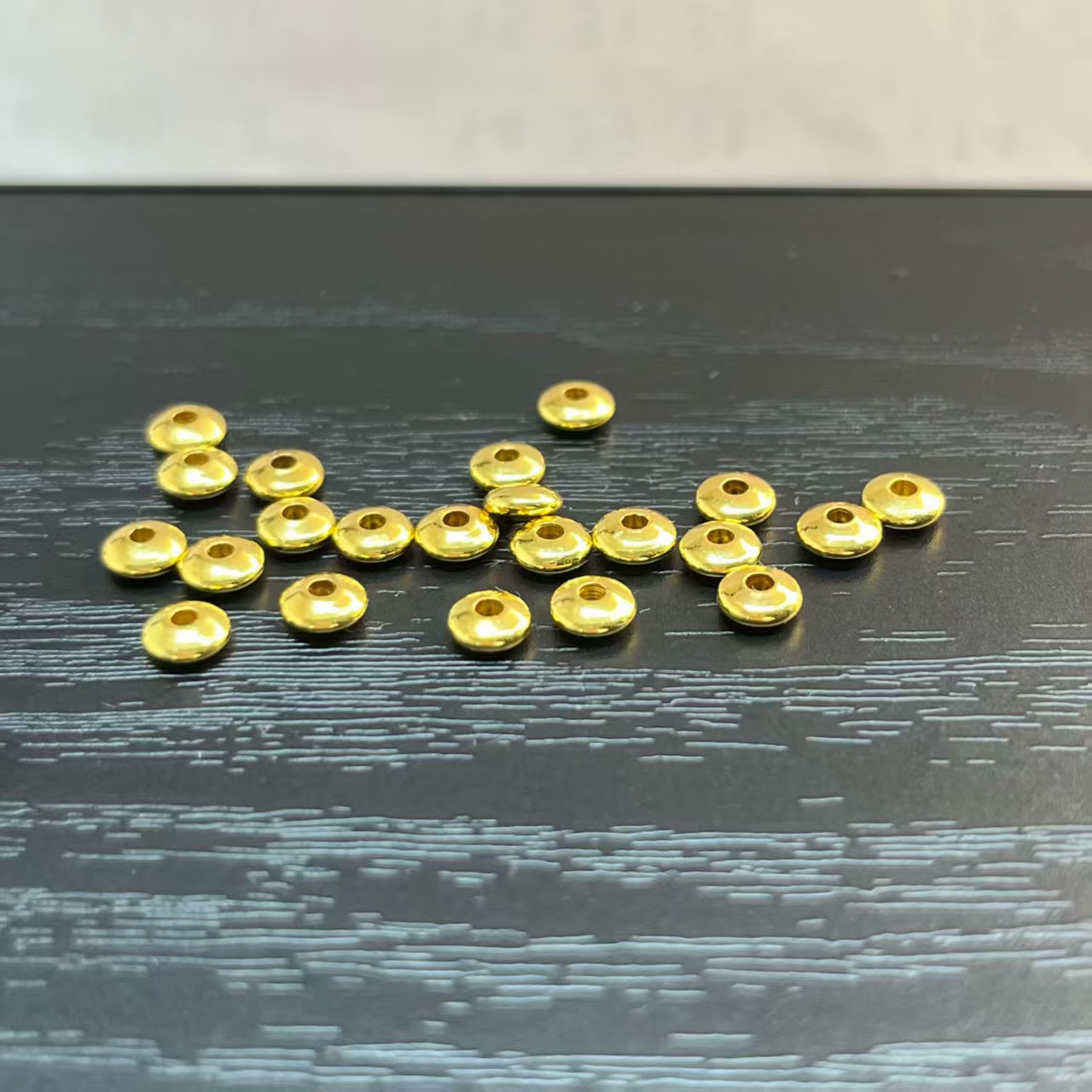 算盘珠光面5mm隔珠diy配件[拍10赠1]