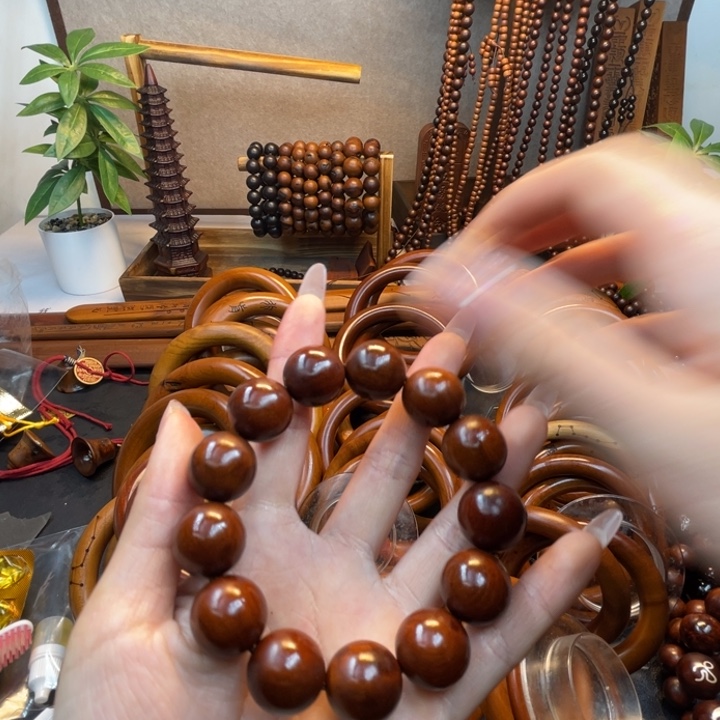 风***ζ木枣木老料1.8手串