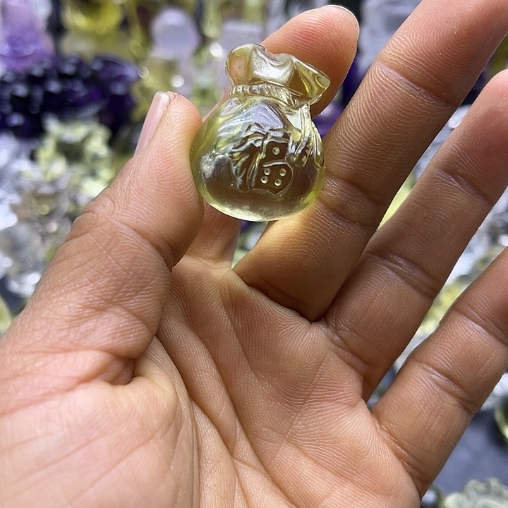 水晶摆件未镶嵌吊坠