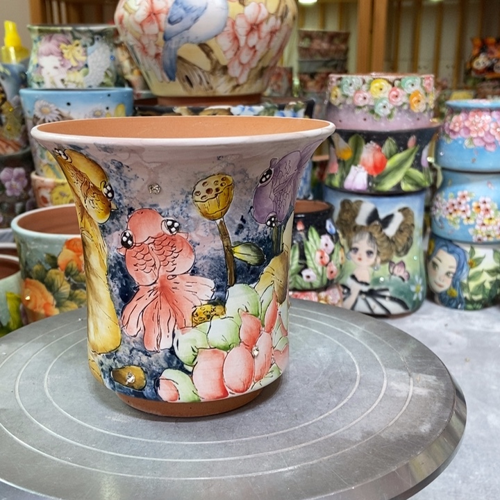 景德镇艺术手绘作品