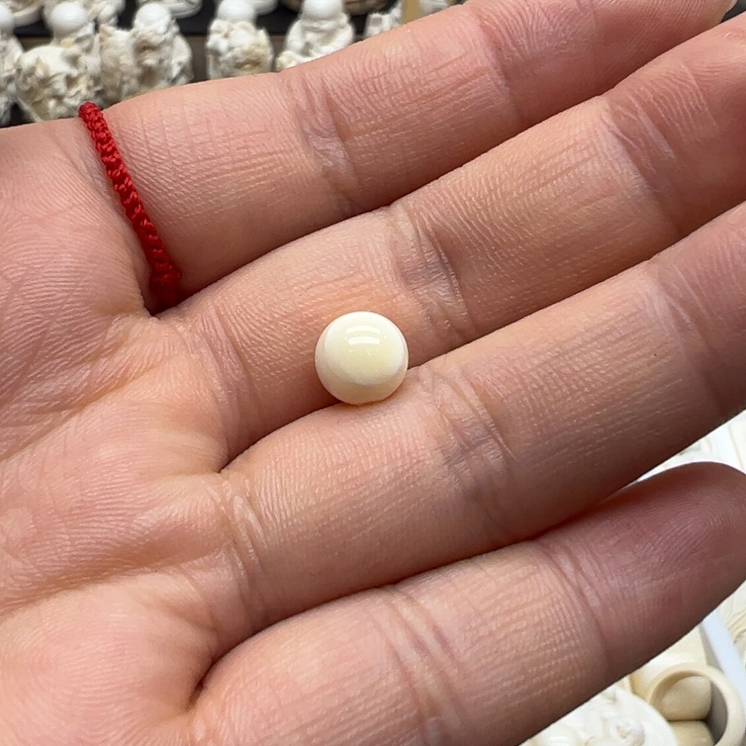 白玉菩提吊坠陈***?独独单珠