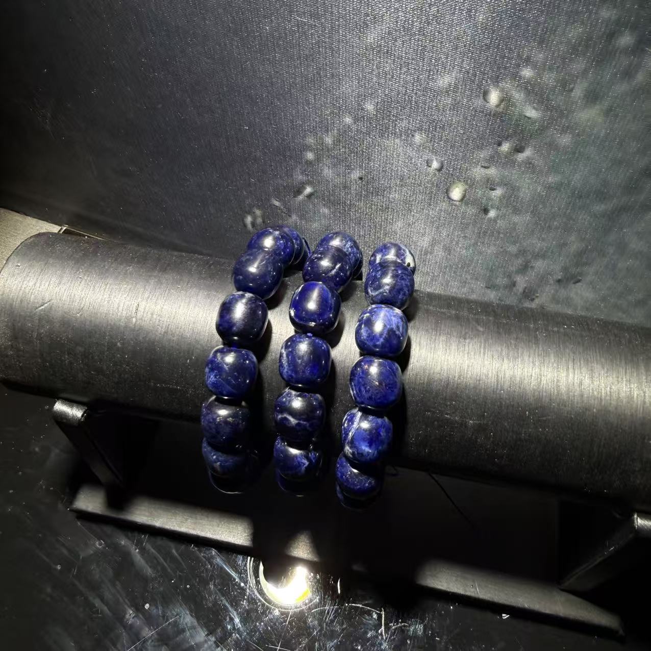 【皇后甄选】高品/星际蓝大桶珠手串