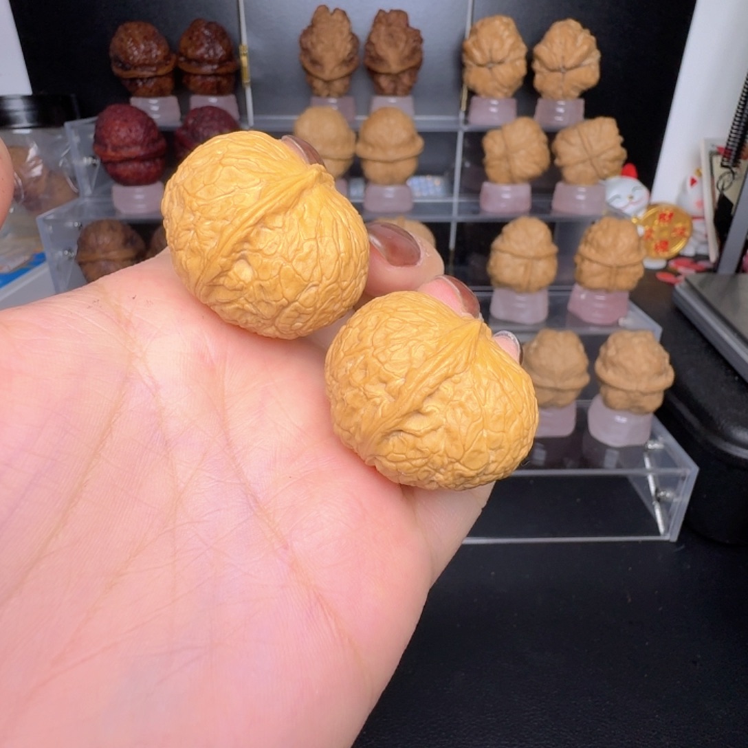 吊坠文玩核桃25号35尺寸招财进宝