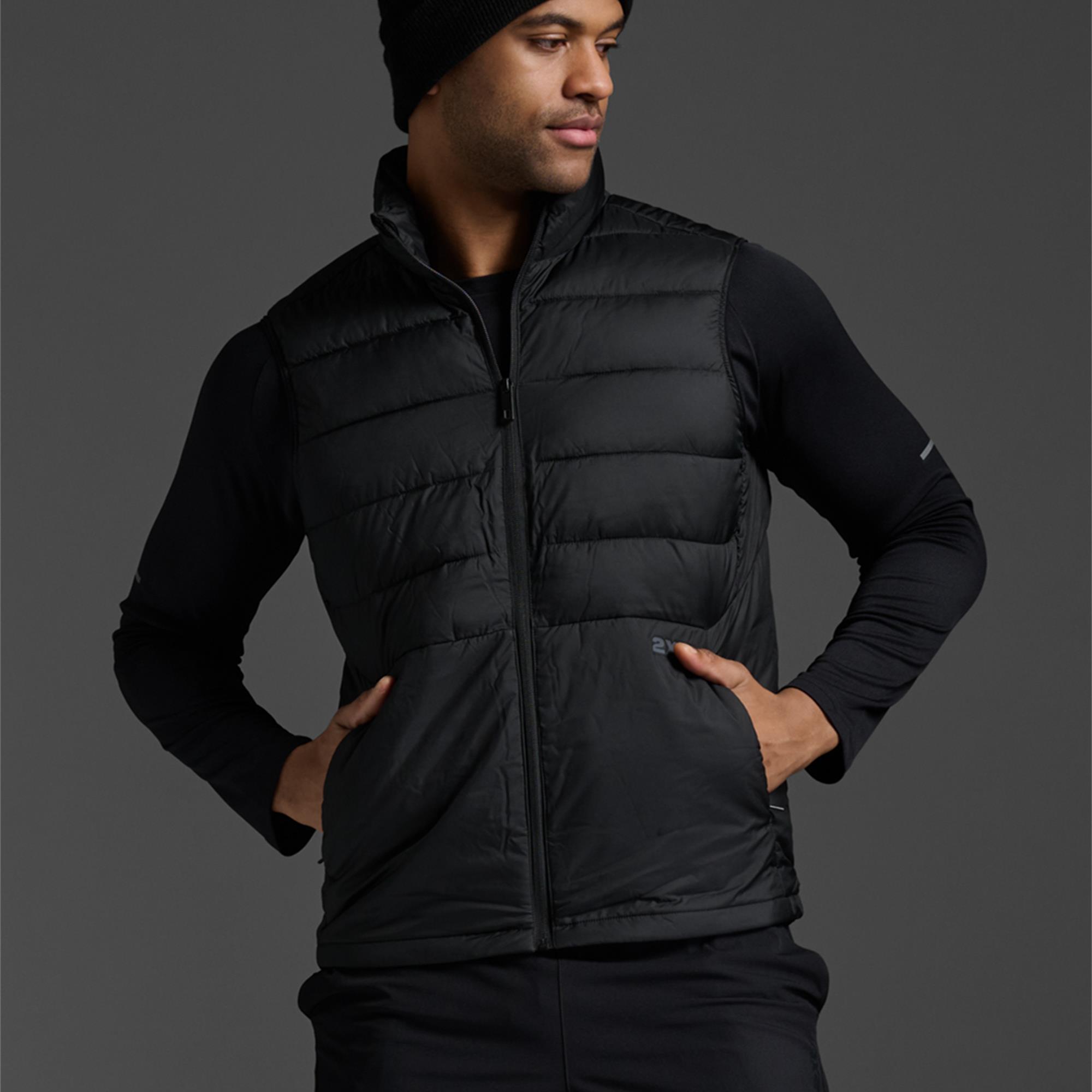 2XU Commute系列马甲男女冬季外穿无袖坎肩轻薄保暖外套棉服