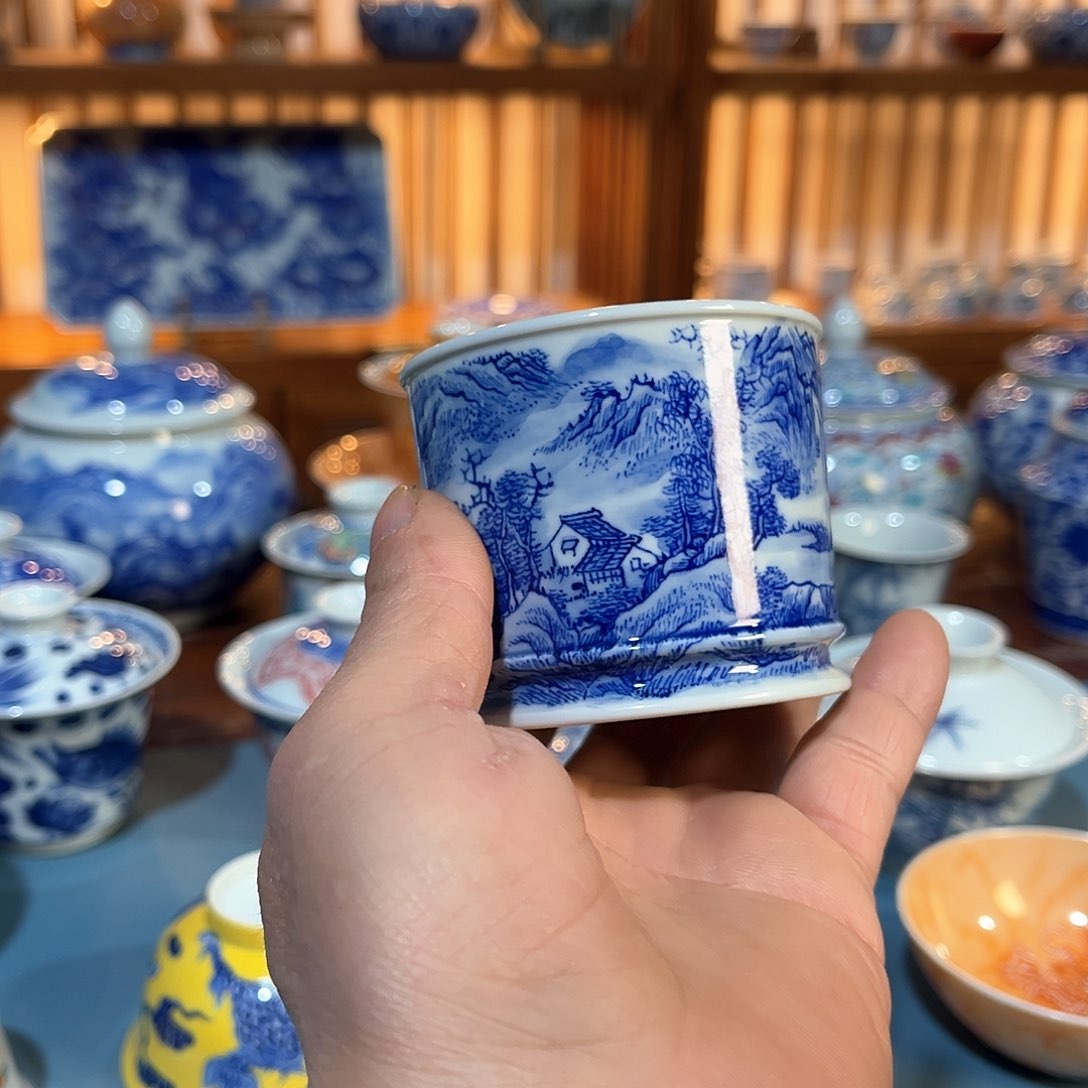 錡镇堂手工手绘杯