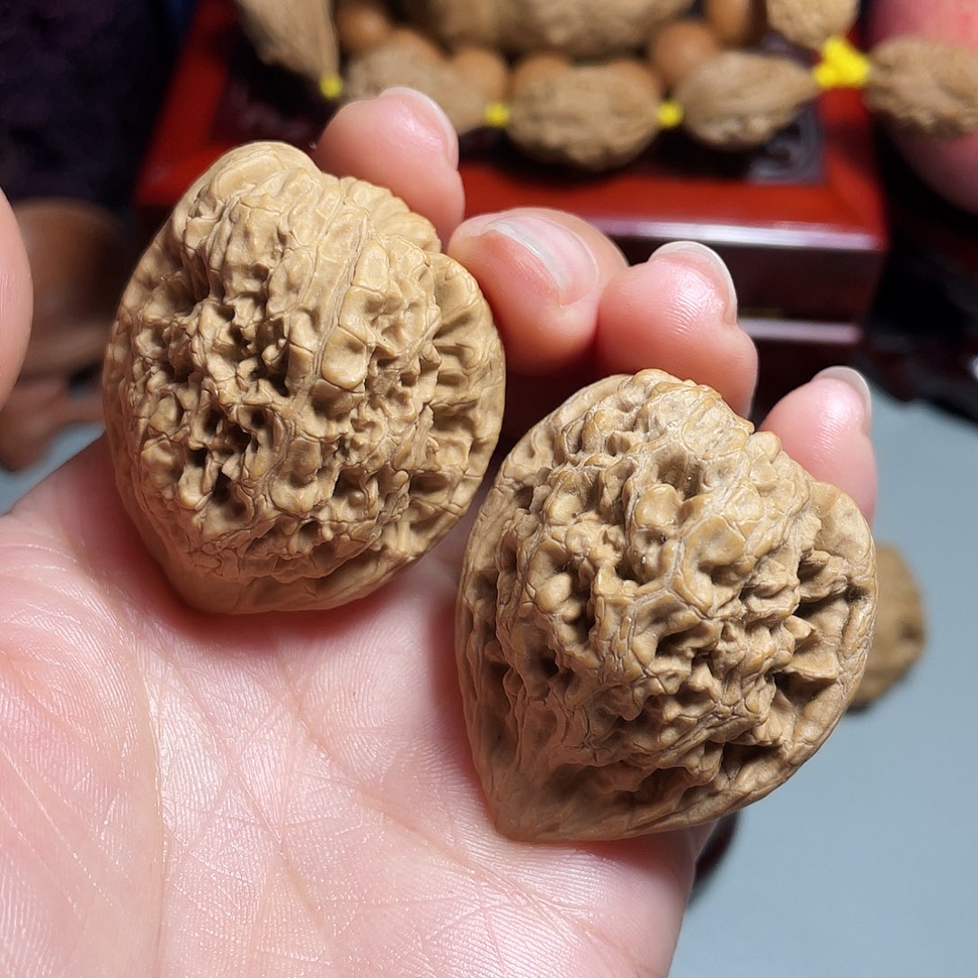 核桃手串/手链精品山地官帽2对
