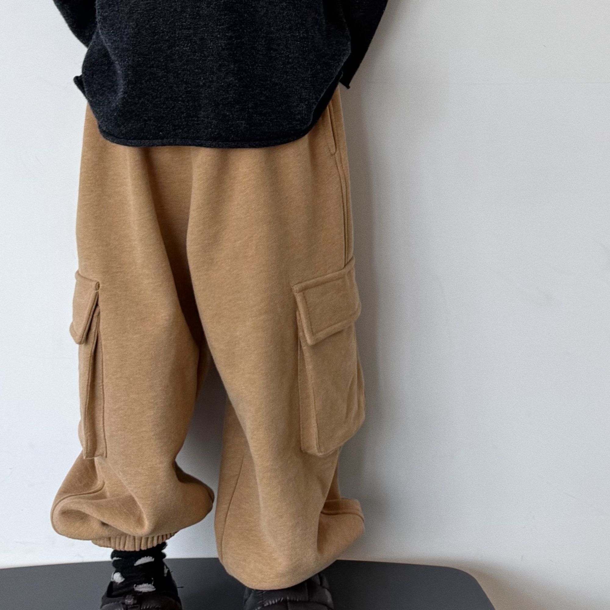 miniwhy亲子童装 |  日系工装街头feel大口袋工装运动裤 25冬