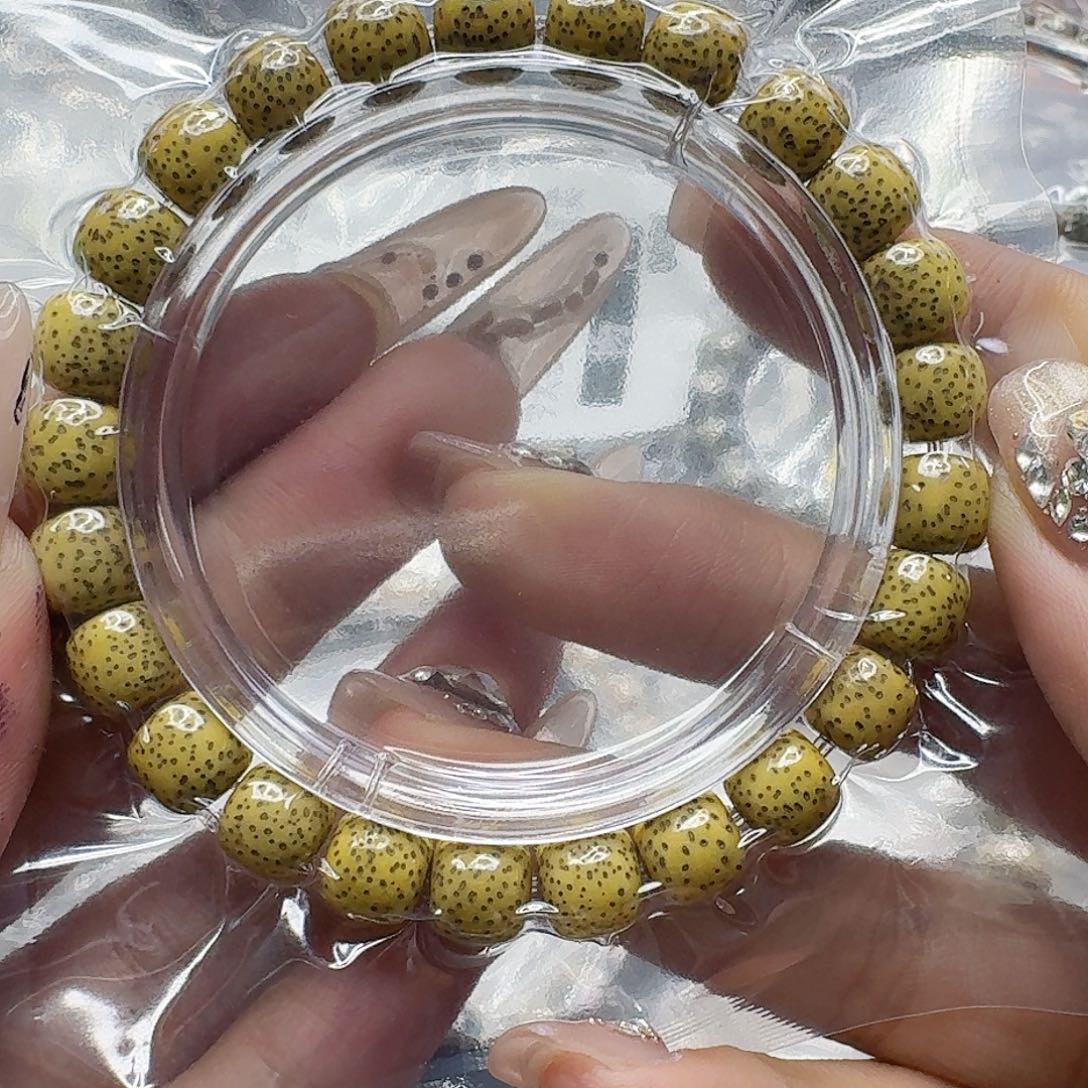 手串星月菩提155传说黄星月菩提98桶单圈