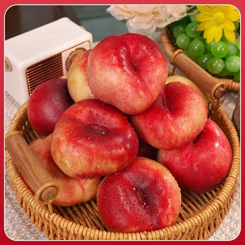 【新如意枝】进口油蟠桃，2斤净整