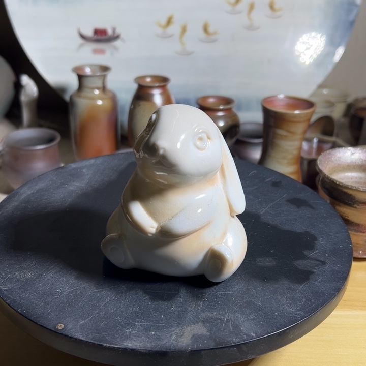 柴烧茶器，纯手工制作