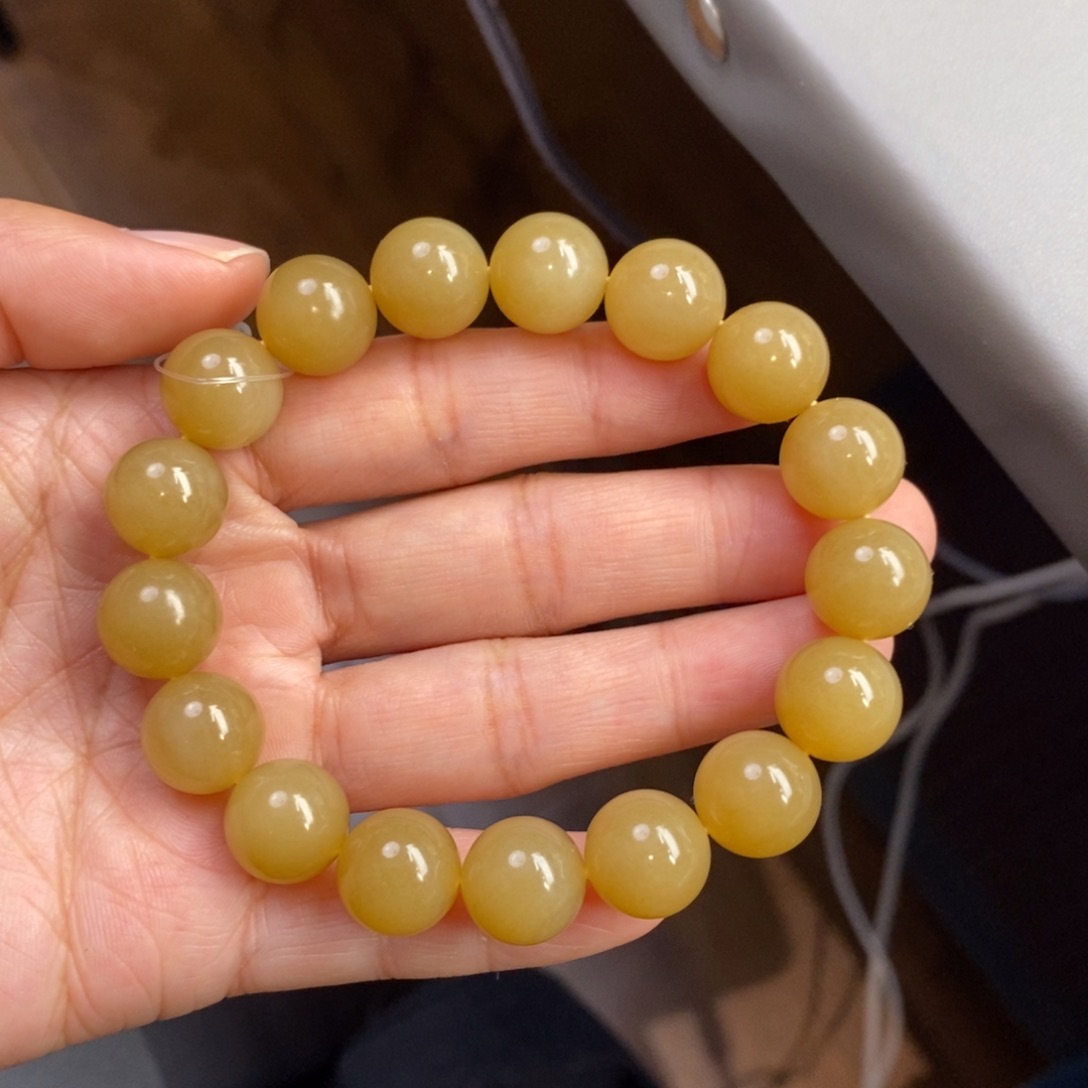 和田玉未镶嵌手串12