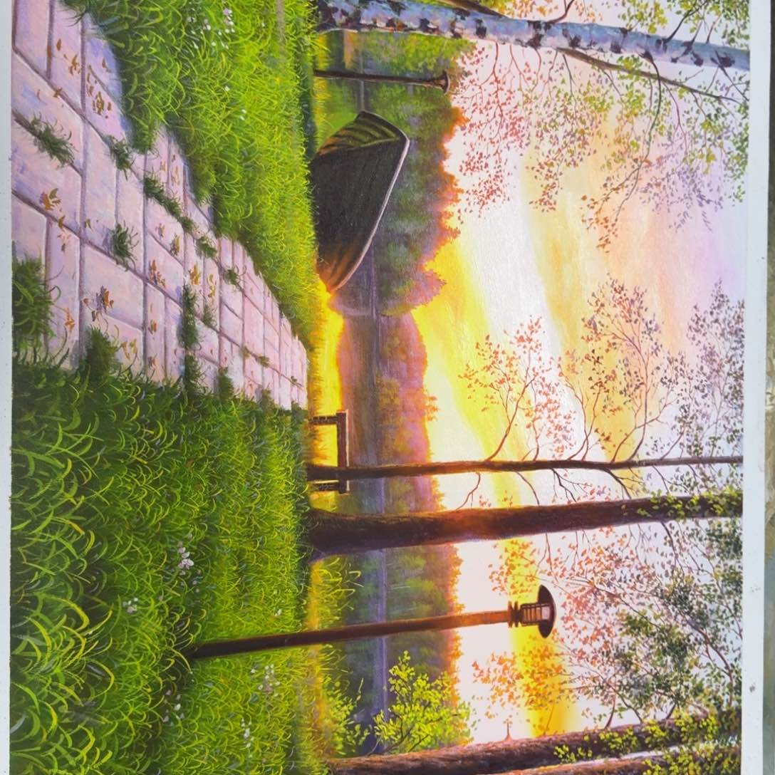 油画我的小可爱小可爱小