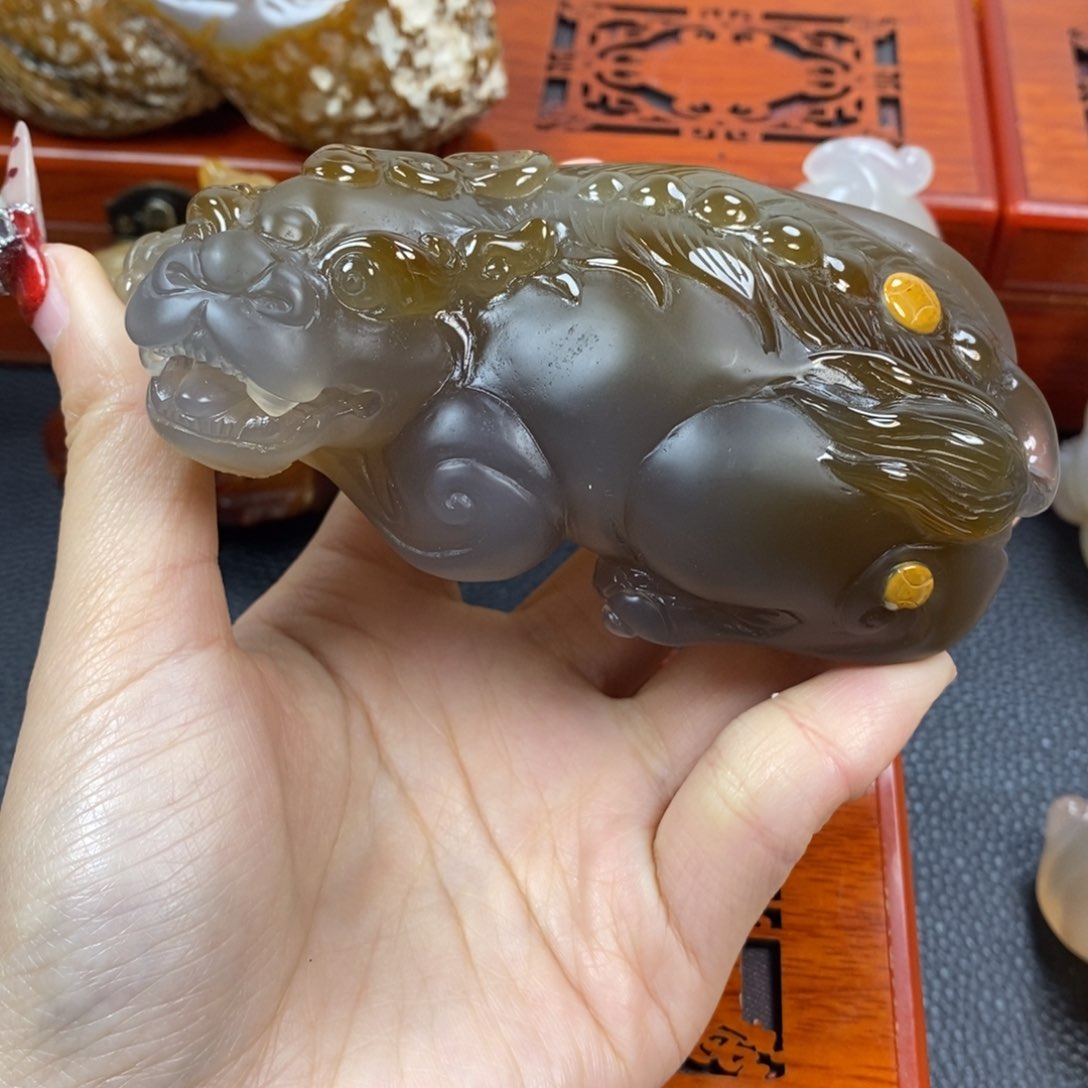 玛瑙/玉髓手把未镶嵌