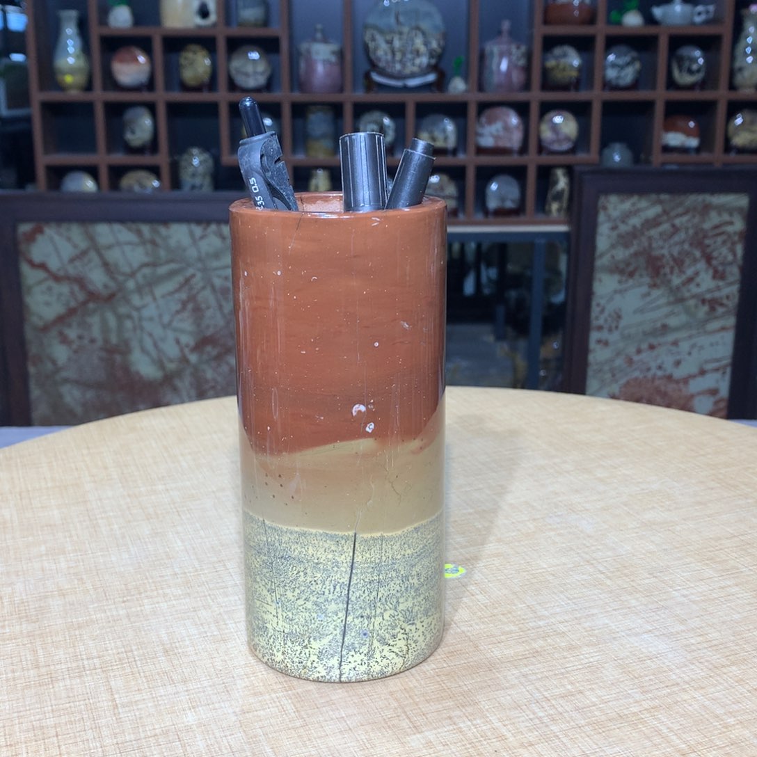 紫砂广西国画石摆件，收藏观赏