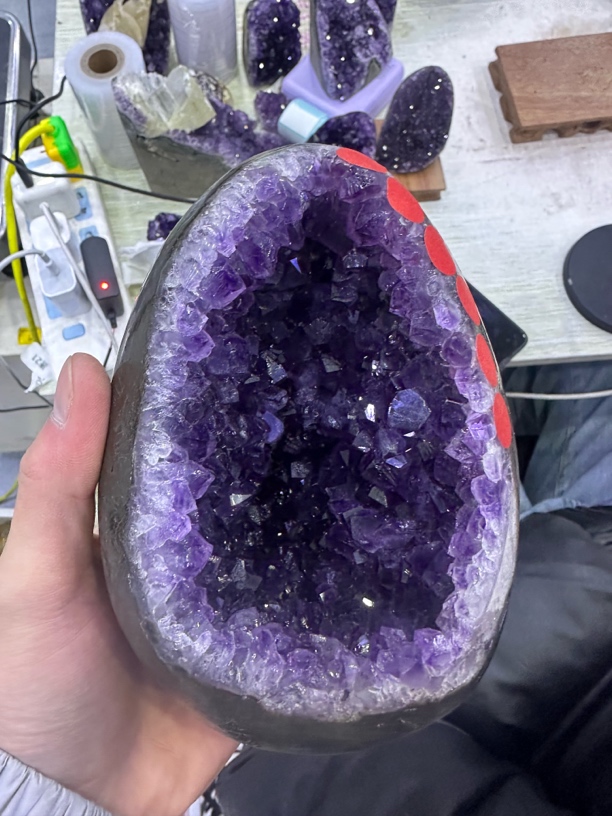 巴西乌拉圭紫水晶摆件