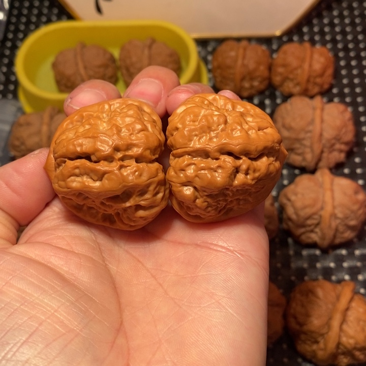 ****跳把件文玩核桃开背大腿三角蛙