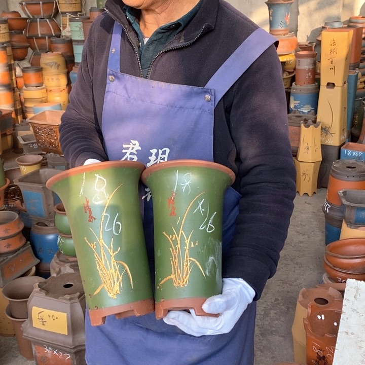 紫砂花盆紫砂花盆