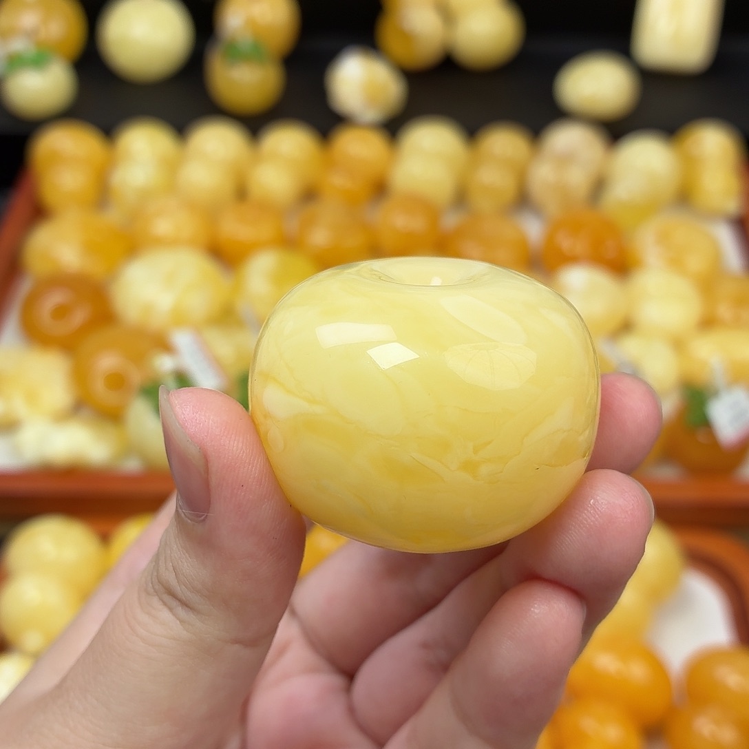 妞***好蜜蜡未镶嵌毛衣链蜜蜡