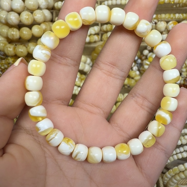 琥珀未镶嵌手绳7m