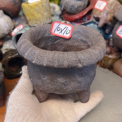 粗陶花盆手工花盆制作