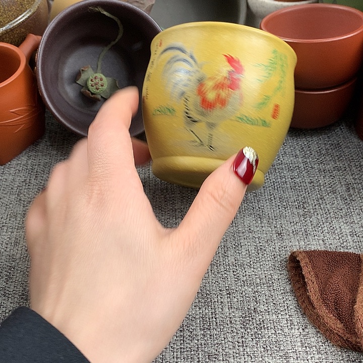 茶杯紫砂高端主人杯