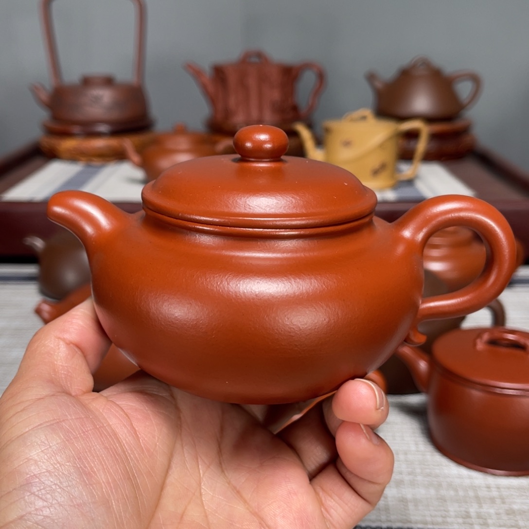紫砂茶壶1*8全手工制作