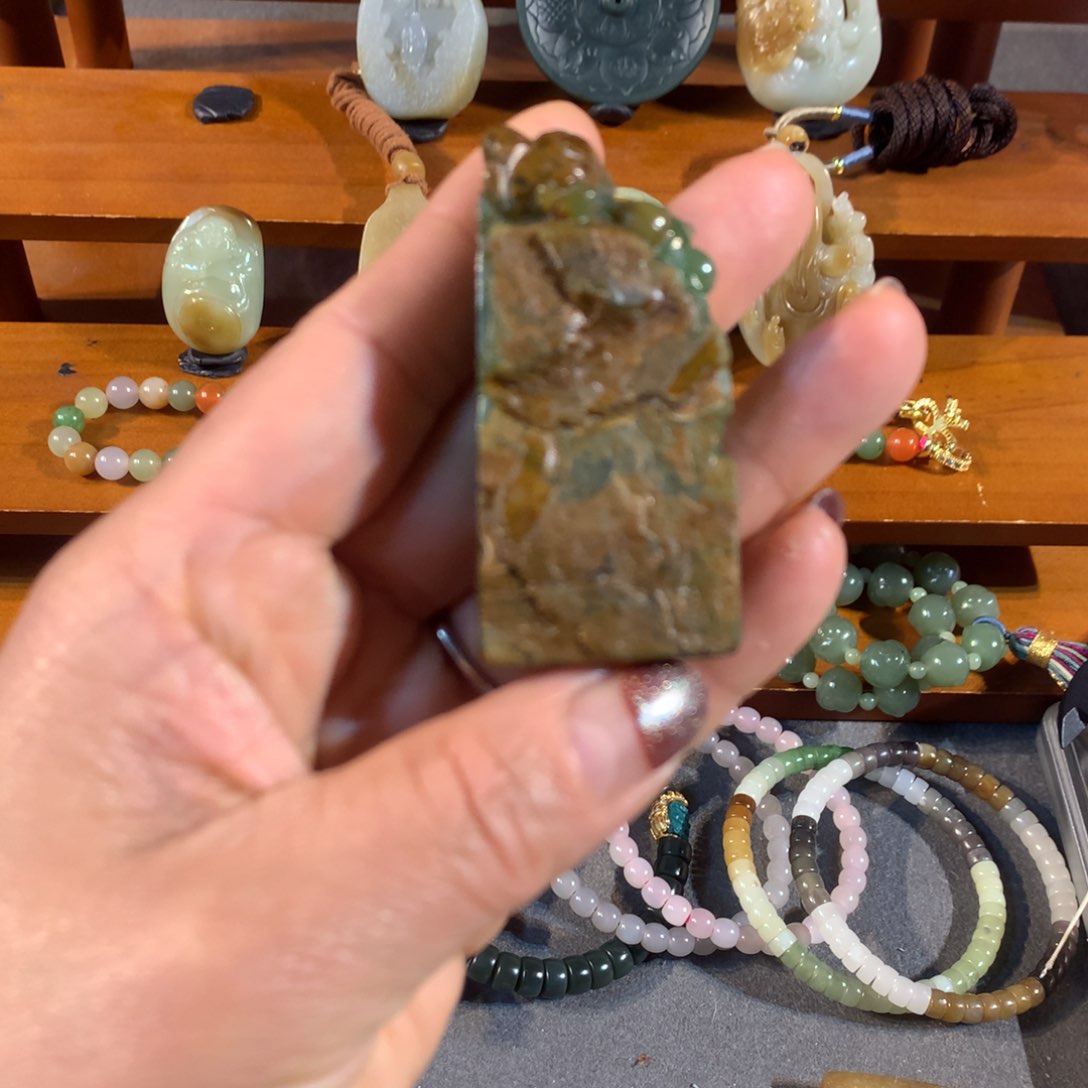 和田玉（糖玉）颈饰未镶嵌蒋*