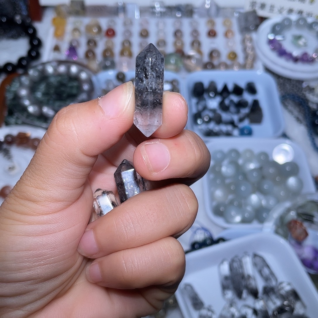 黄晶未镶嵌手链水晶